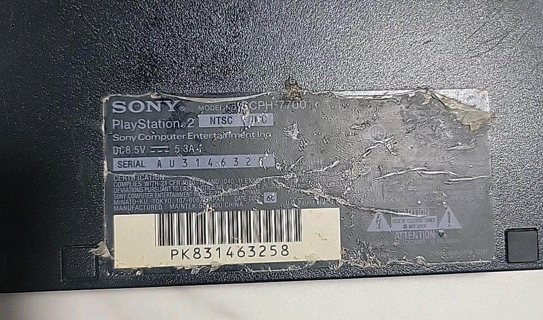 Sony PlayStation 2 PS2 Slim Console New Laser Tested