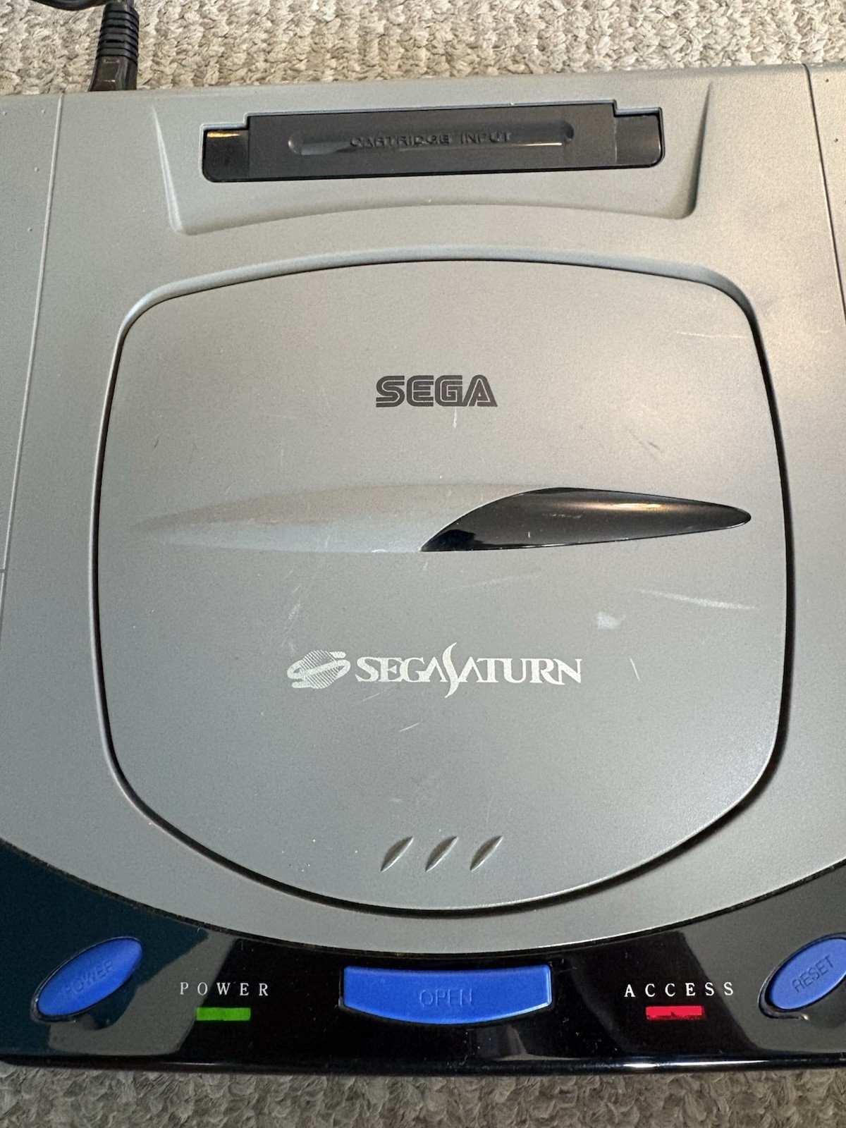 SEGA SATURN CONSOLE JAPAN power cord HST-3200 NTSCJ