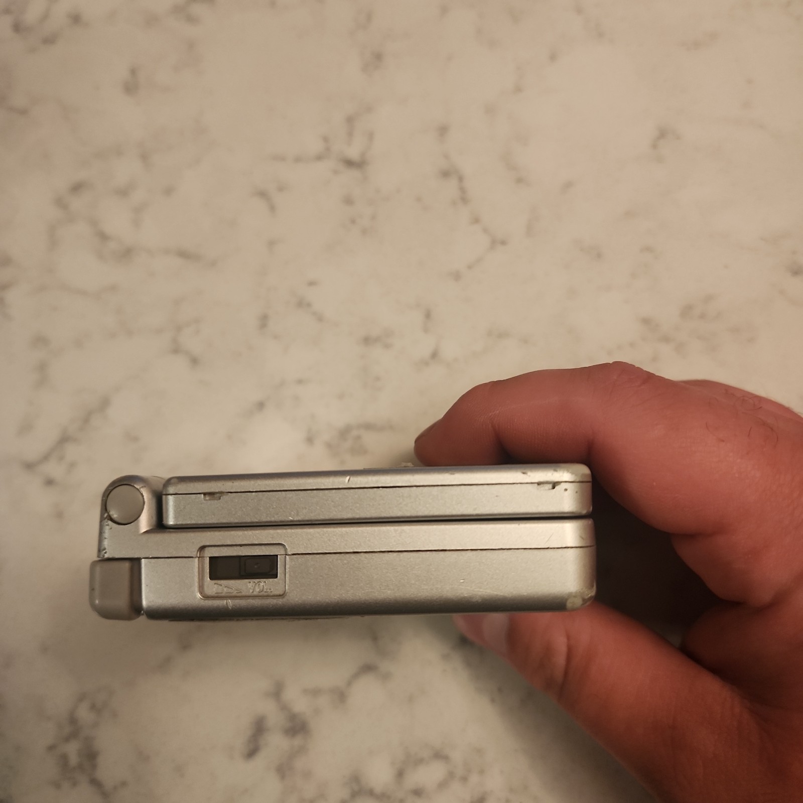 Game Boy Advance GBA SP AGS 001 Handheld System – Silver – Tested/Works