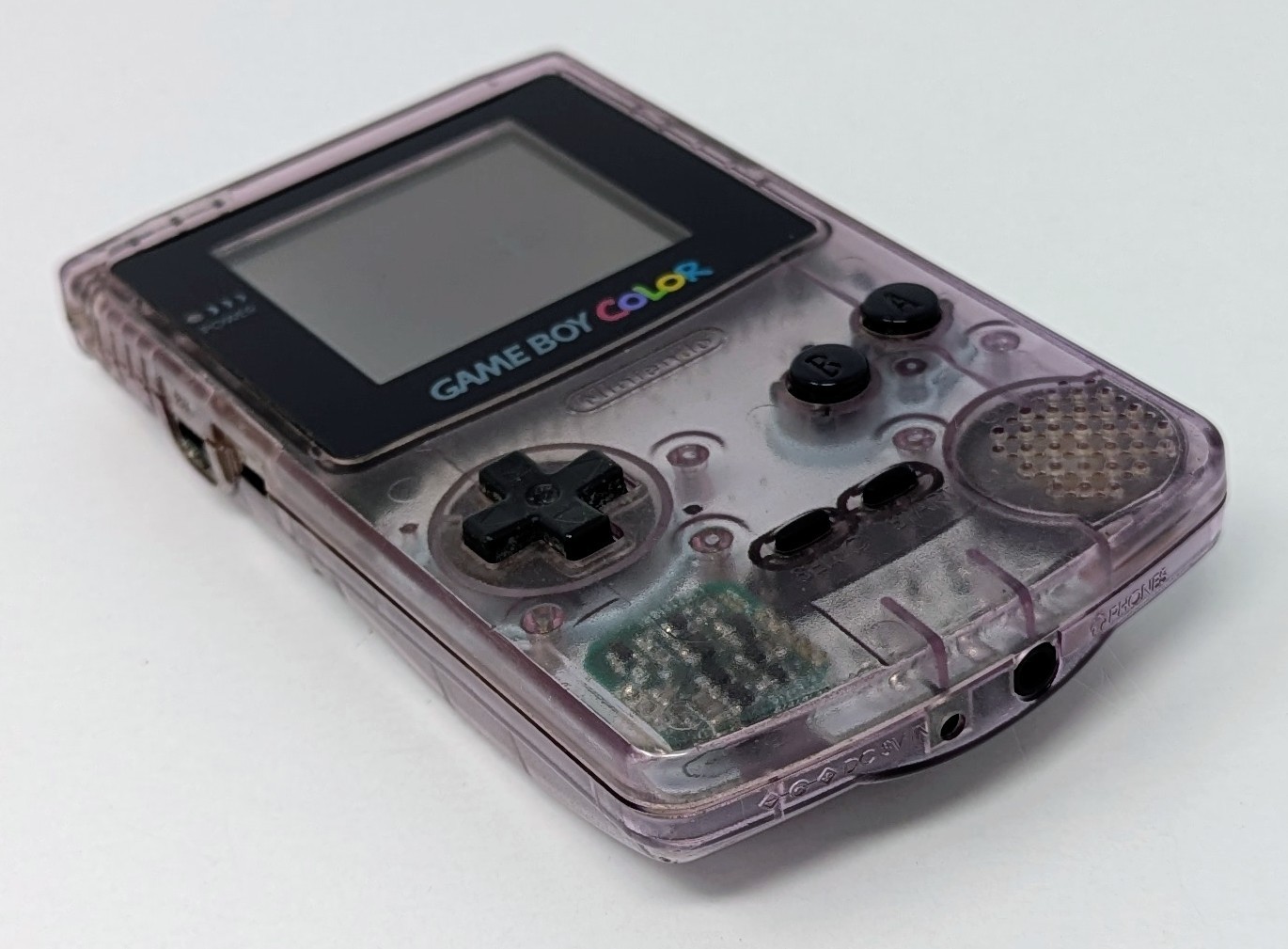 Nintendo Game Boy Color Atomic Purple Handheld System – Working- Sound Issue