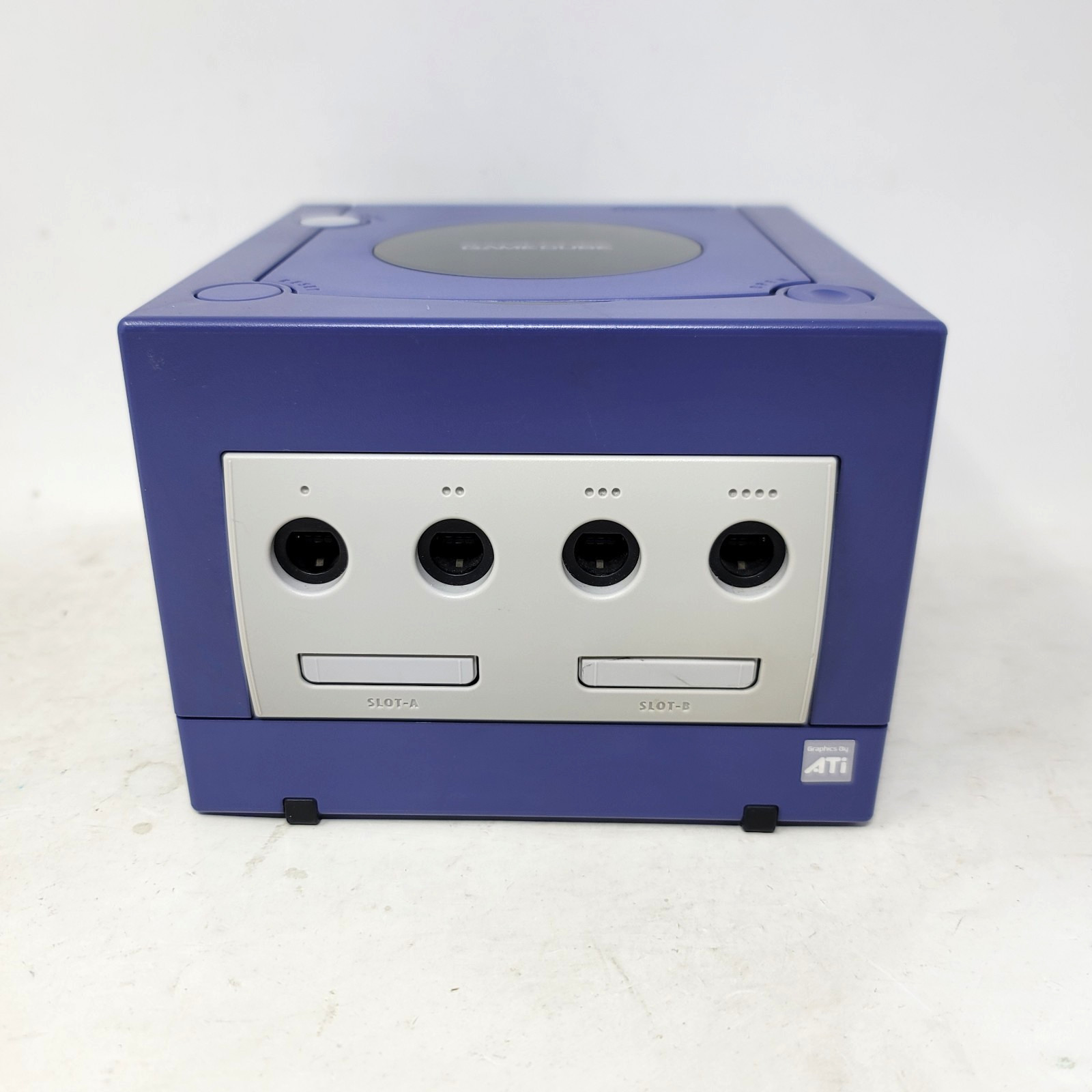 Nintendo GameCube DOL-001 Indigo DUAL REGION (NTSC/JPN) W/ Controller & Cords