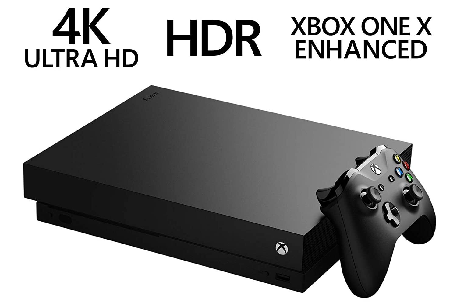 Microsoft Xbox One X 1TB Console With Controller – Good