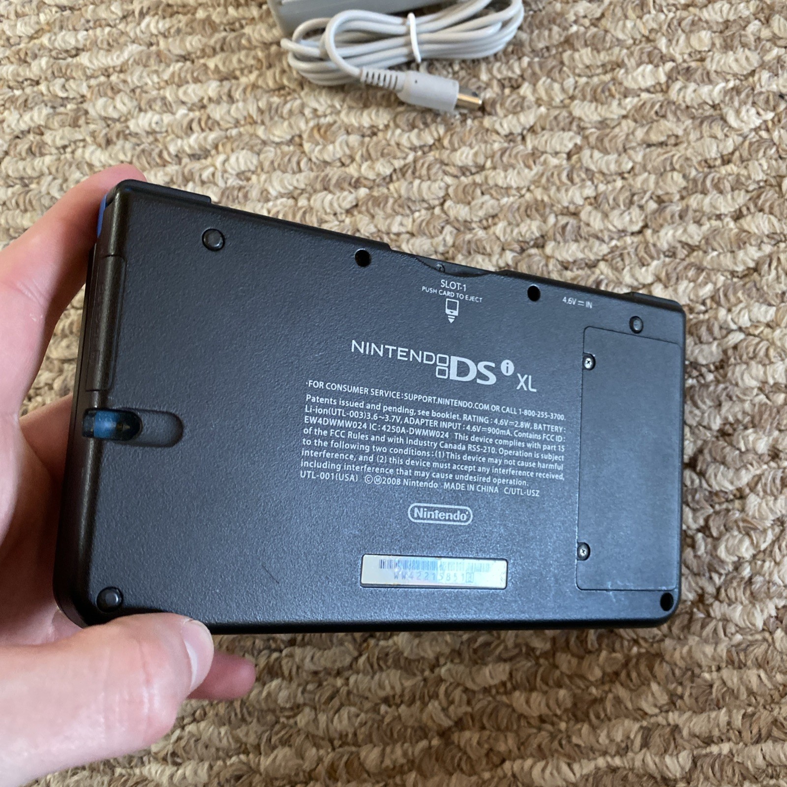 Nintendo DSI XL Blue Handheld Console Wi-Fi Capability w Charger Tested USA