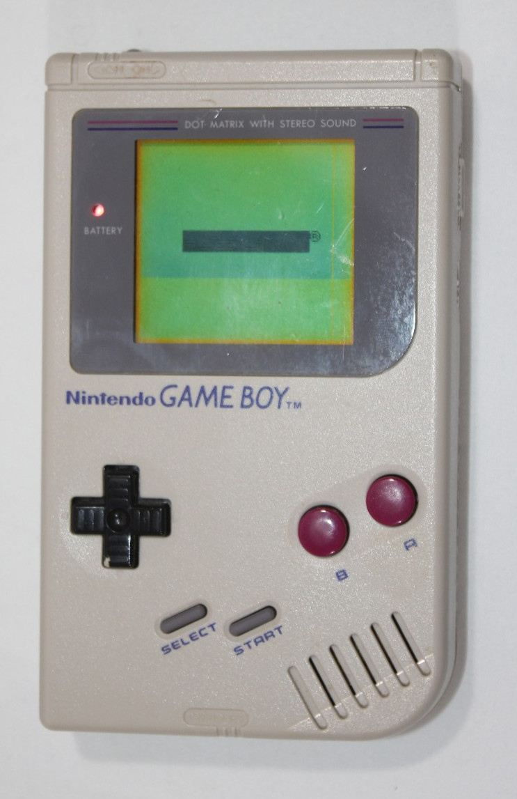 Original Nintendo Game Boy DMG-01 w/ Hard Shell Case Tested & Working