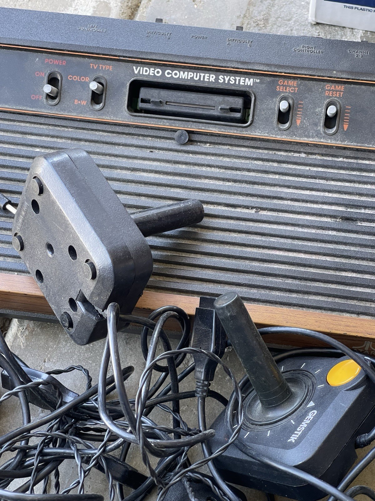 Atari 2600 Console With Games And Controllers