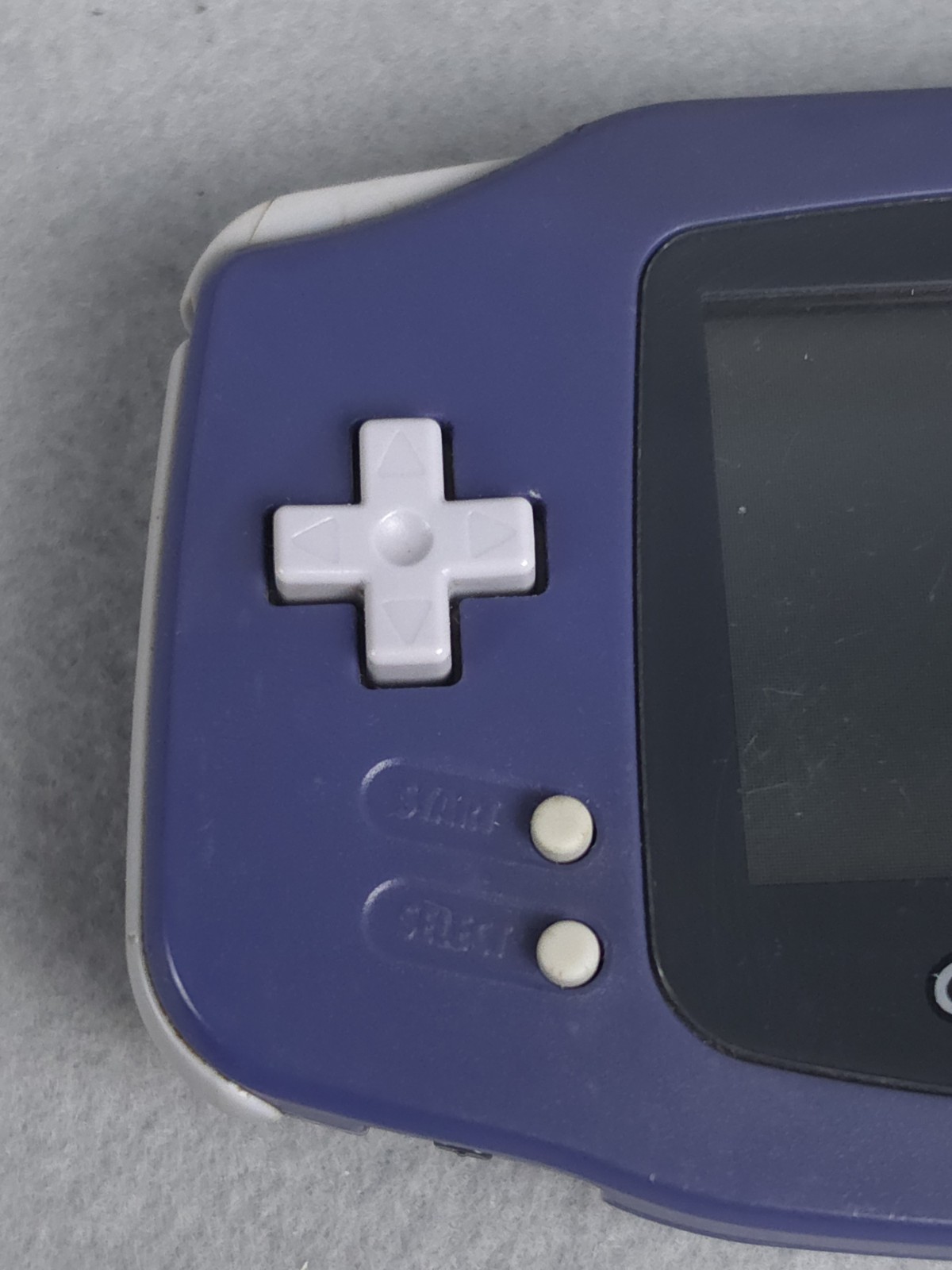 Nintendo Game Boy Advance Handheld System Indigo Purple Tested & Works!