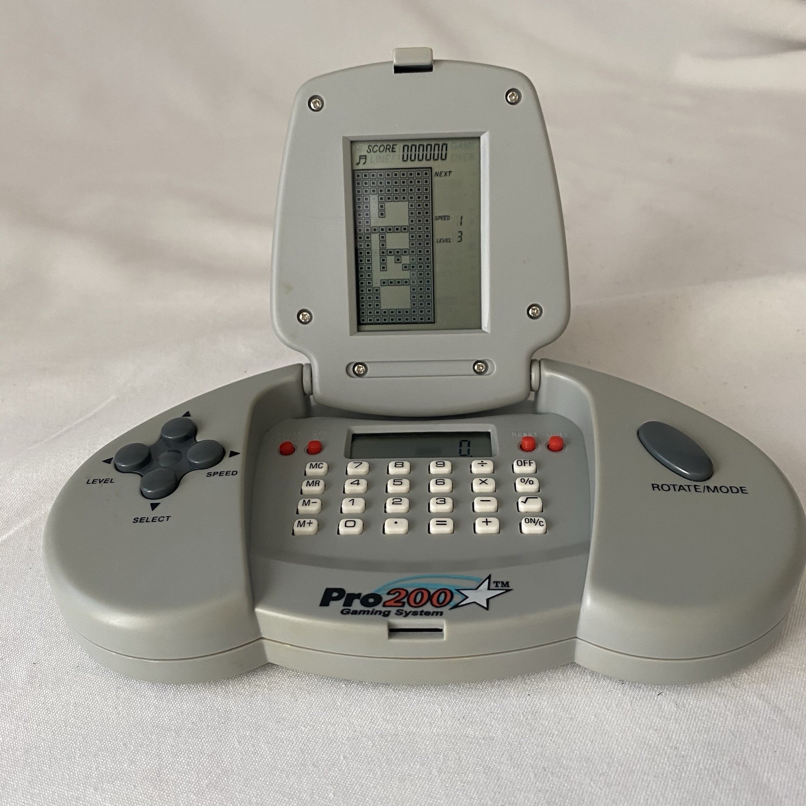 VTG Game Pro-Tech Pro 200 Gaming System Tested 1998 Hand Held Toy READ