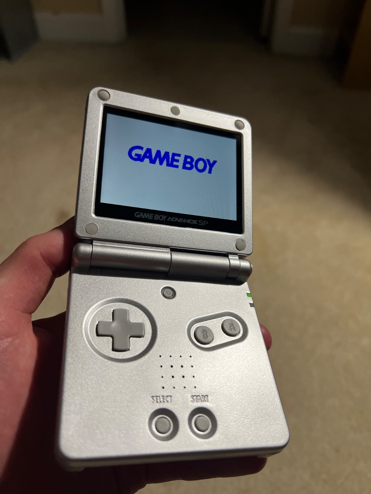 Gameboy Advance SP IPS V2 USBC MOD NEW BATTERY