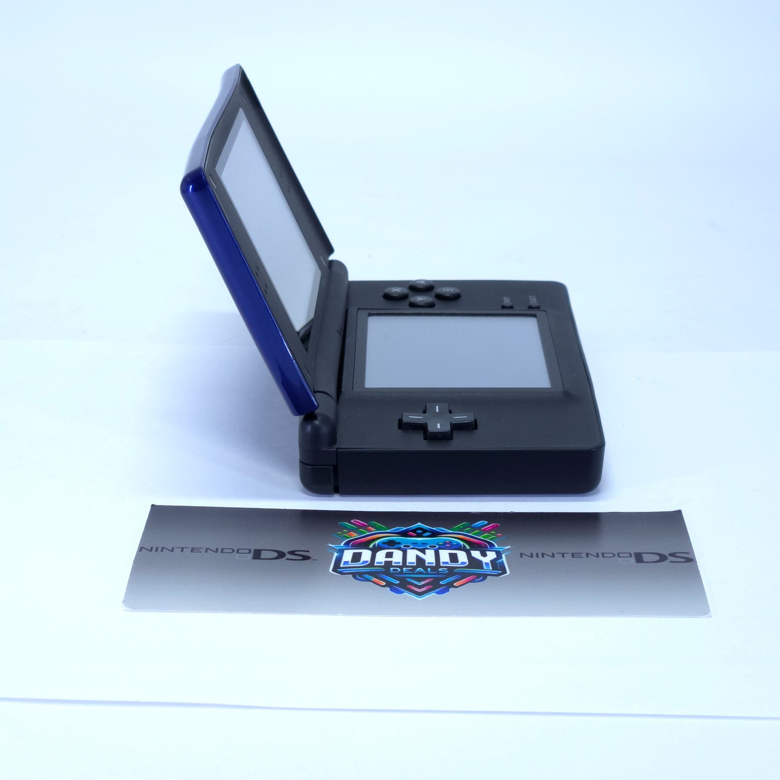 DS Lite Console Nintendo Blue W/ Charger + Usg-001 – Bottom Display Imperfection