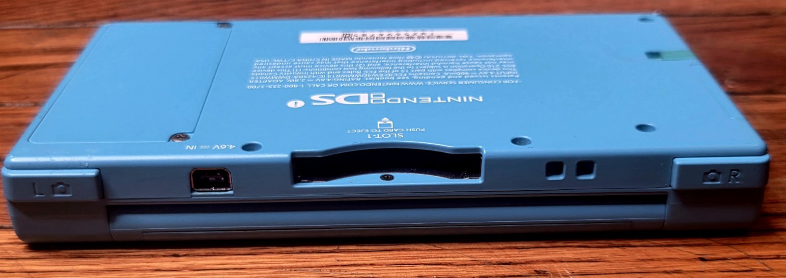Nintendo DSi Blue Handheld Game Console TWL-001 USA Stylus + Charger Tested