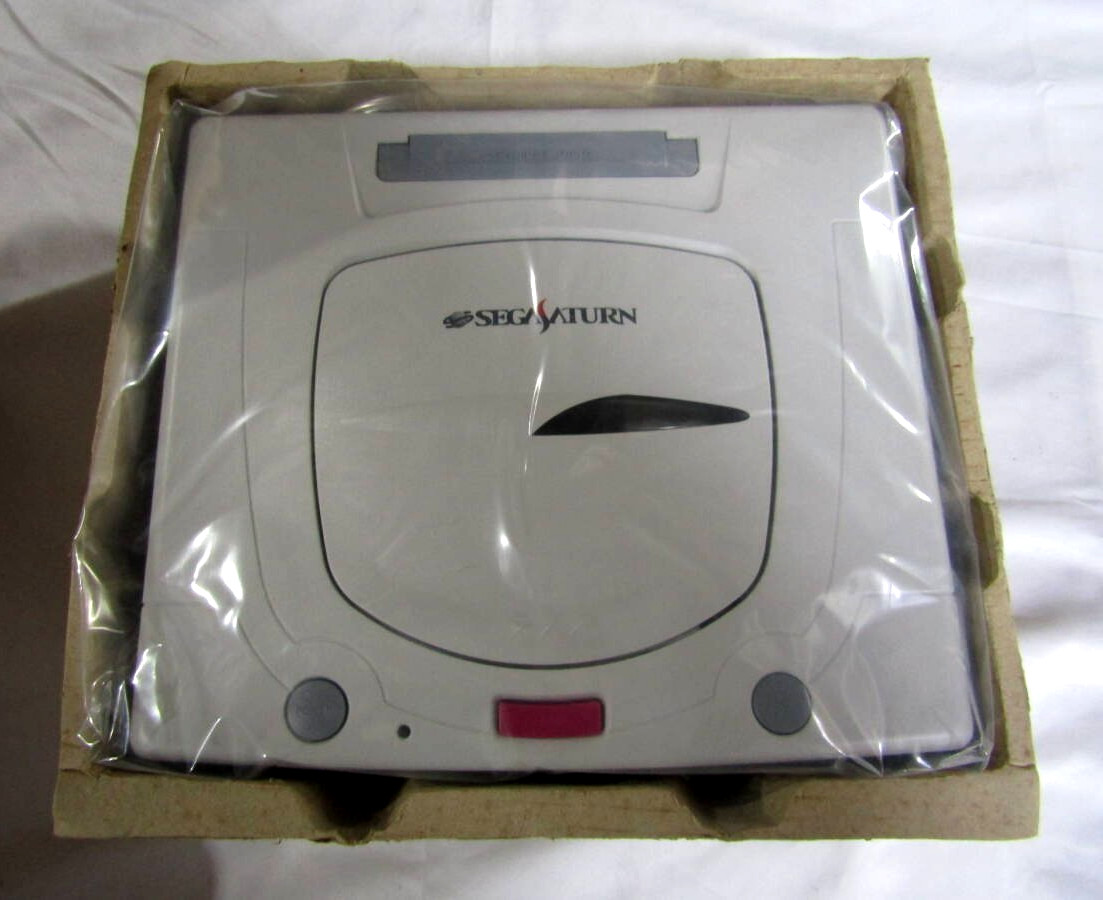 Sega Saturn HST-0014 Console Japan *MINT CONDITION + 2 SEALED GAMES*