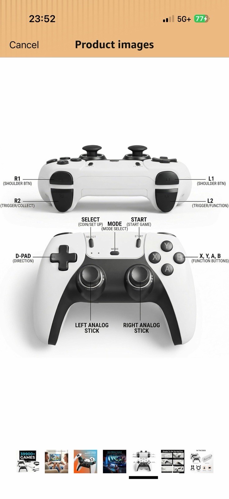 Retro Gaming Console – Plug&Play Classic Video Game