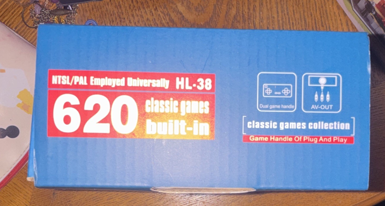 Mini Game Anniversary Edition 620 Console 620 Games Plug & Play PAL/NTSC