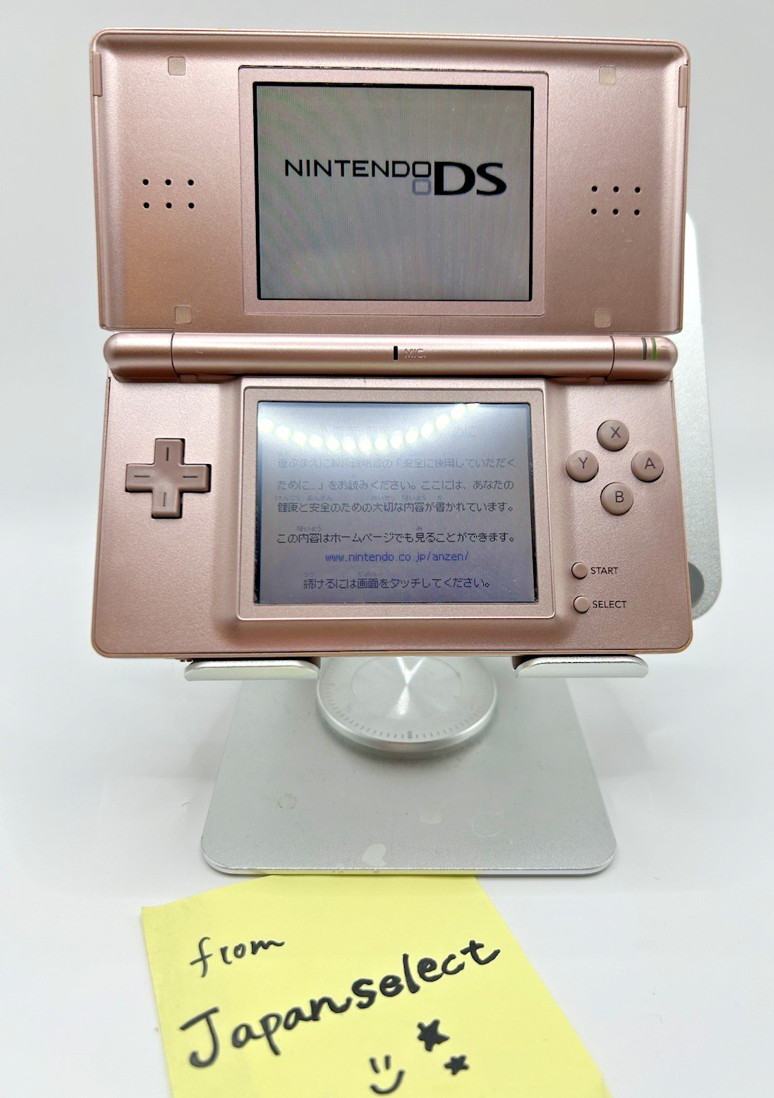 Nintendo DS Lite – Metallic rose Handheld Console NTSC-J good Tested
