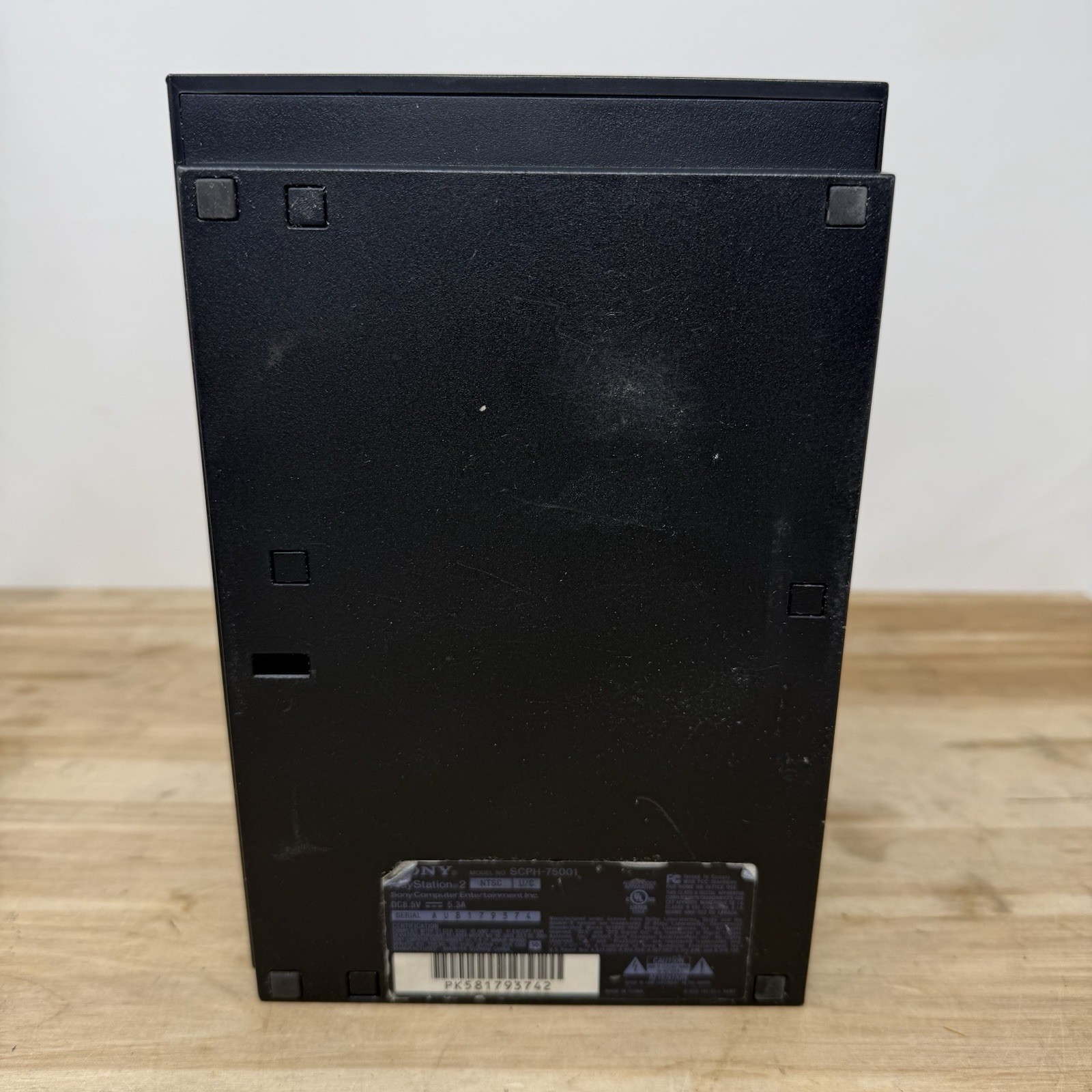 PS2 Slim SCPH-77001 Console W/ Power + AV Cables & Controller Tested Working