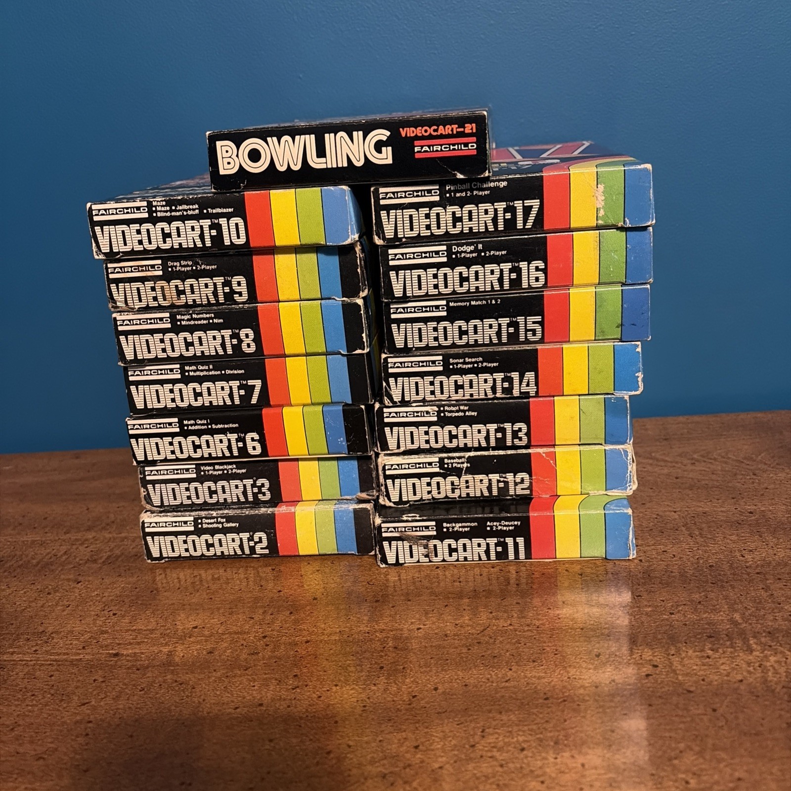 VTG Fairchild Channel F Video Entertainment System-15Cart Games Tested & Works