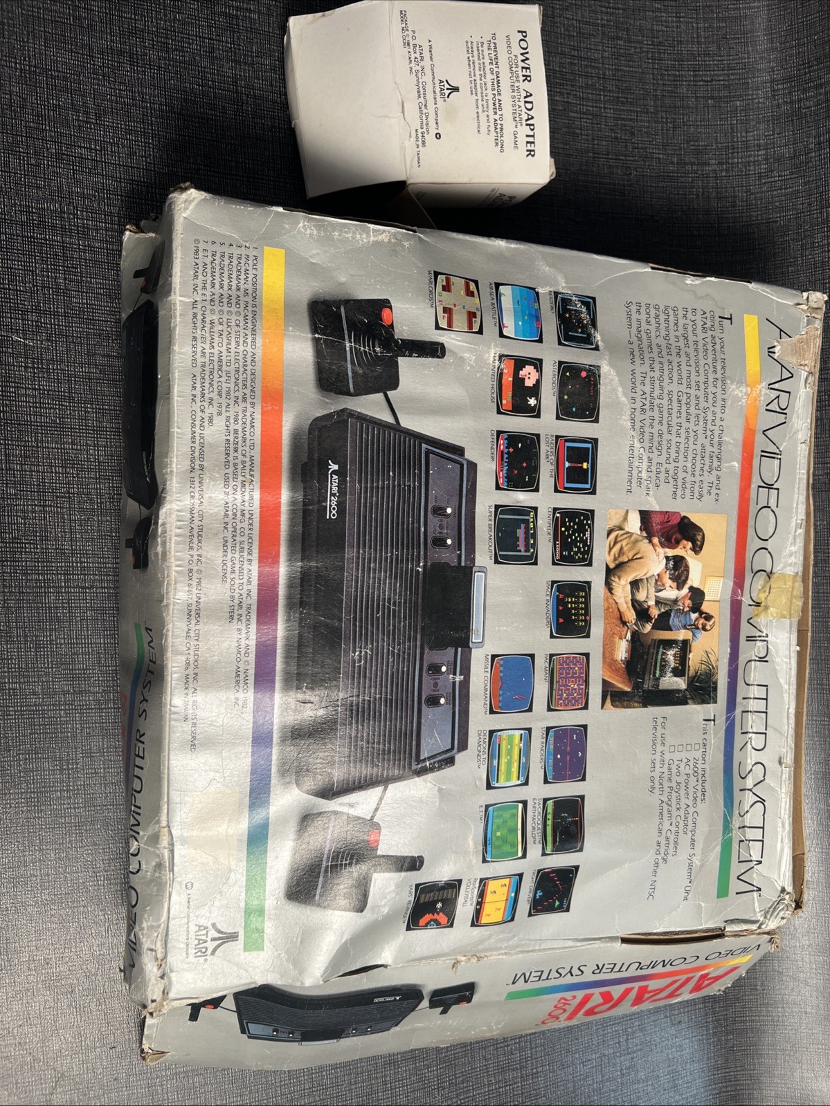 Atari 2600 Video Computer System With Extra Controllers And Original Box