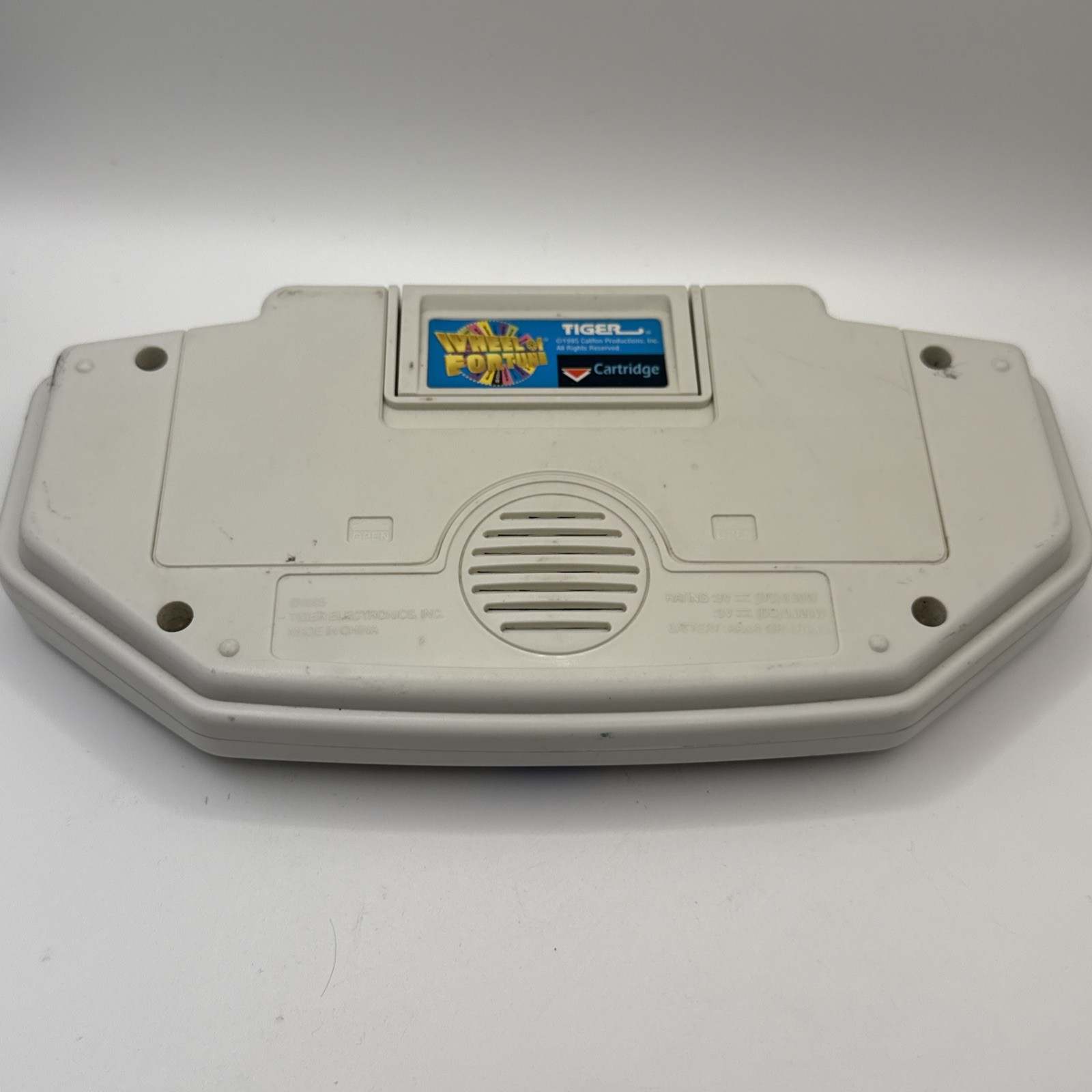 Wheel Of Fortune 1995 Tiger HandHeld Electronic Game With Cartridge Works