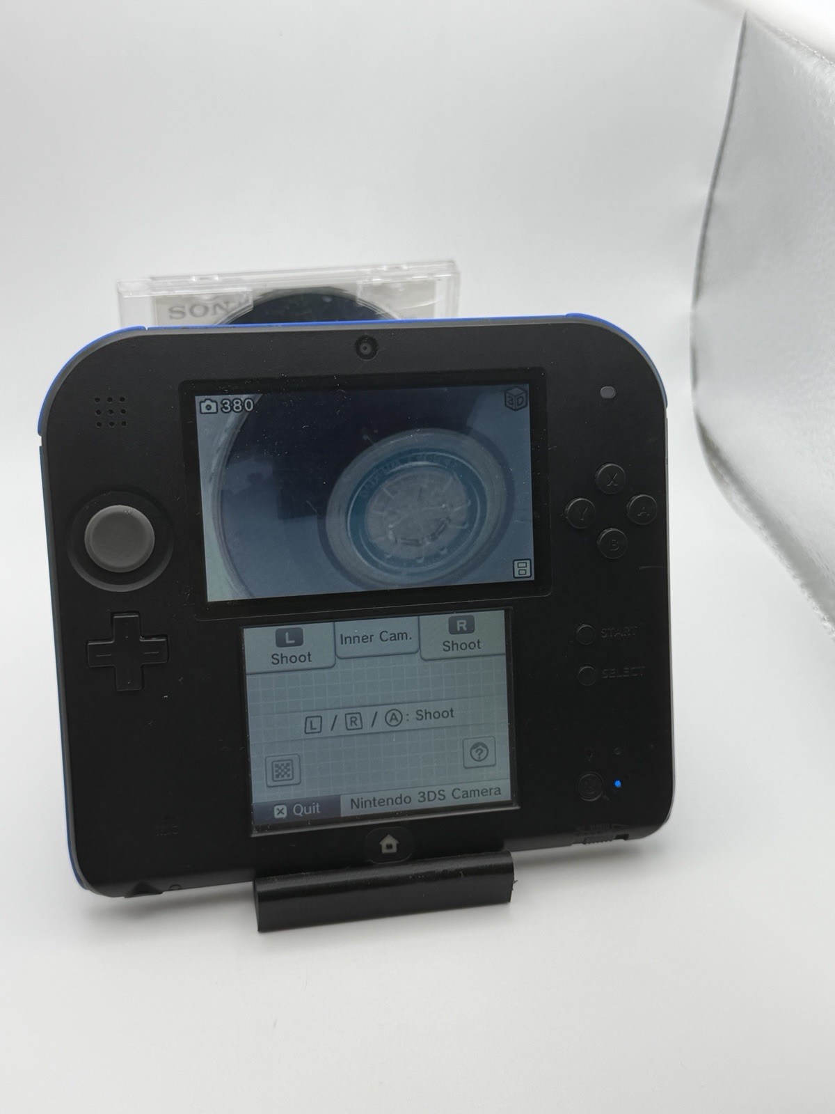 Nintendo 2DS Launch Edition Blue and Black Handheld System – Black/Blue