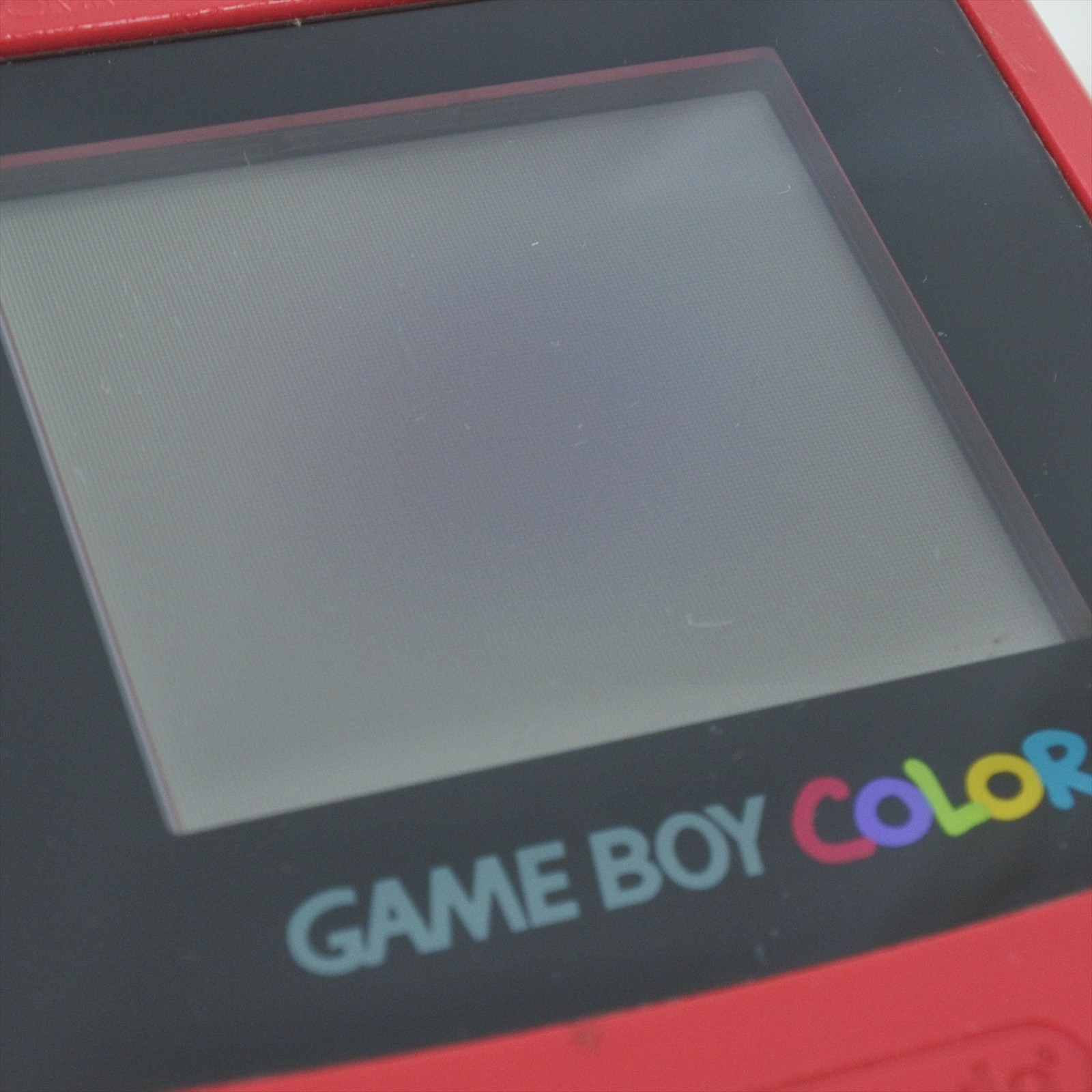 JUNK Gameboy Color RED Console CGB-001 NO Sound Nintendo made in CHINA 9892 gb