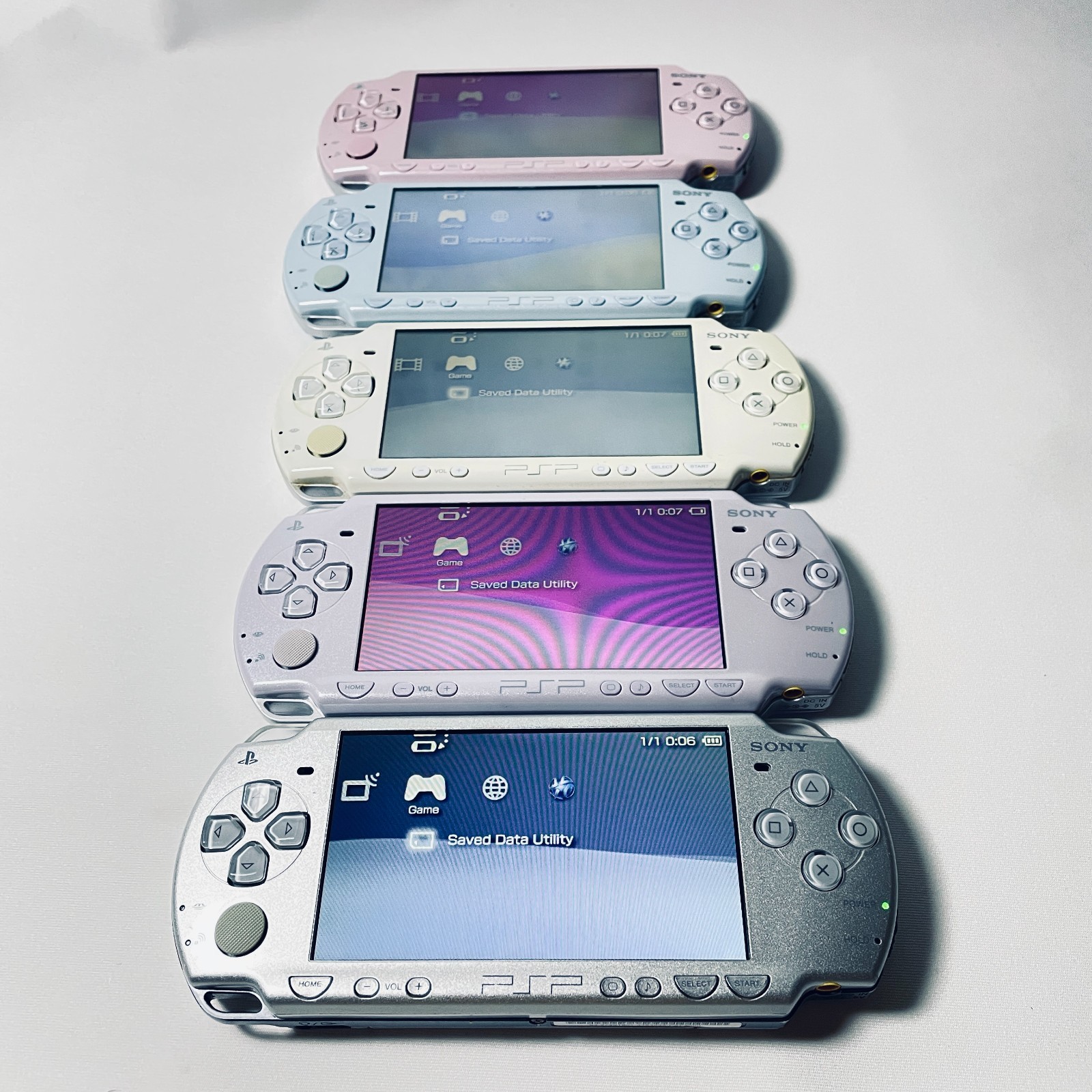 Sony PlayStation Portable PSP-2000 Console Variation Color Japan Video Game