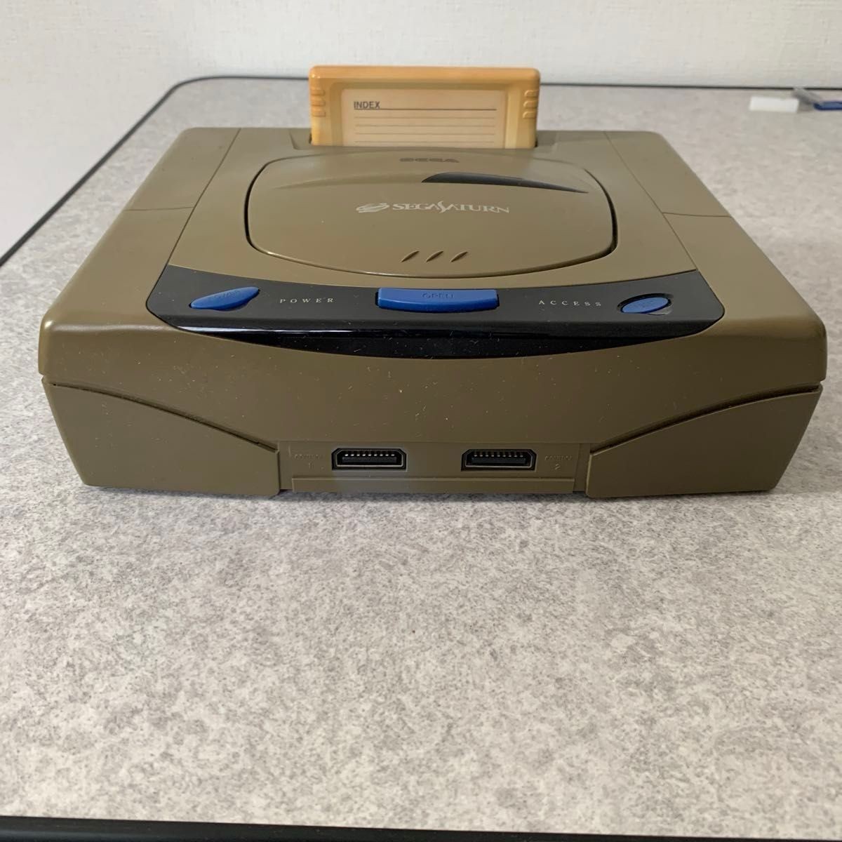 Sega Saturn HST-3200 Console Controller 3 Games Power Memory Tested