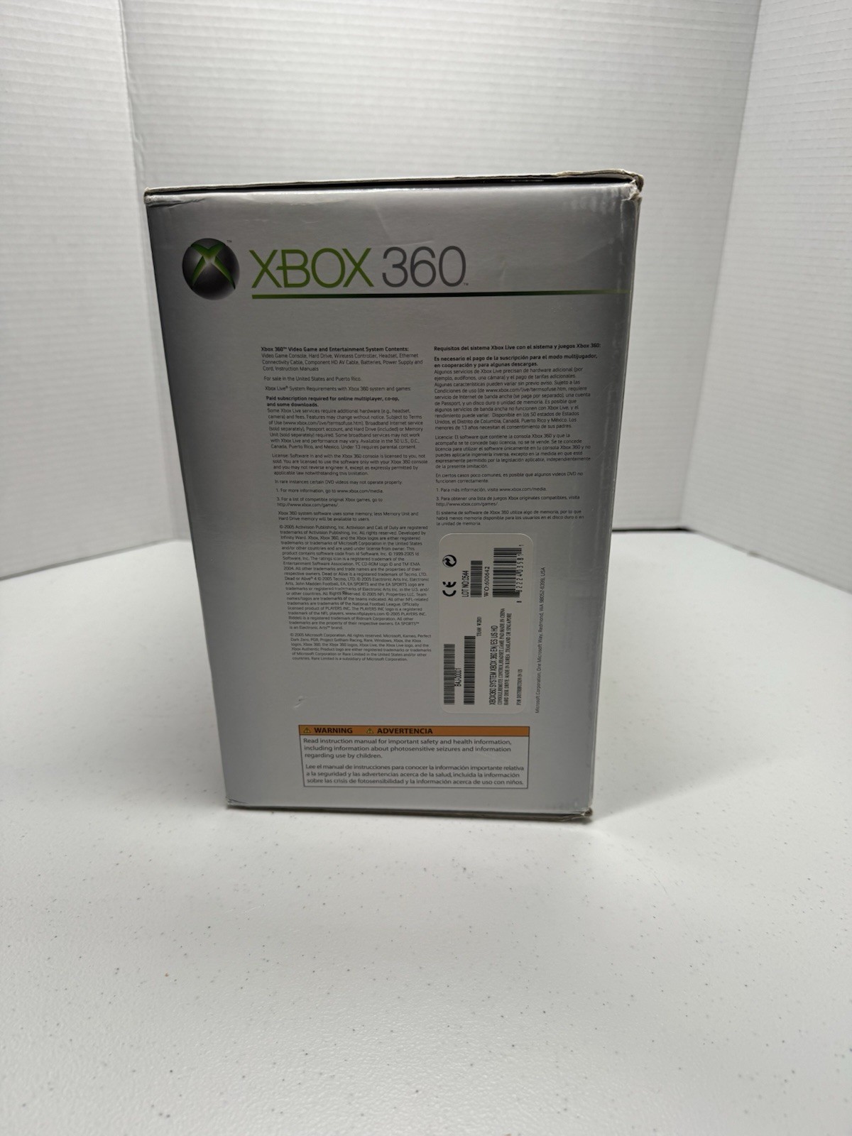 Xbox 360 20gb Console W/ Cables, Controller, Headset, Media Remote Great Cond