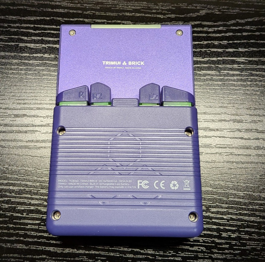 Trimui Brick – Purple – Open Source Retro Gaming Handheld – 16GB – Used