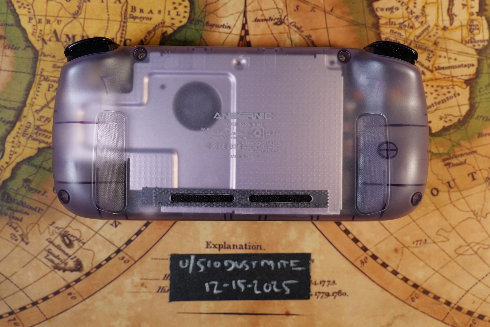 ANBERNIC RG406H (Transparent Purple) Android Retro Handheld Game Console