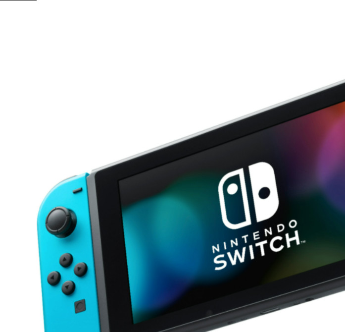 Nintendo Switch Console Mario Kart 8 Deluxe Bundle Neon Blue/Red 3 months online