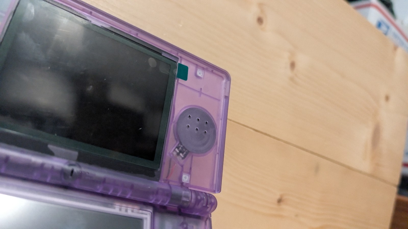 Nintendo DS Lite Atomic Purple Handheld USG-001 W/Charger *Tested* eXtreamRate