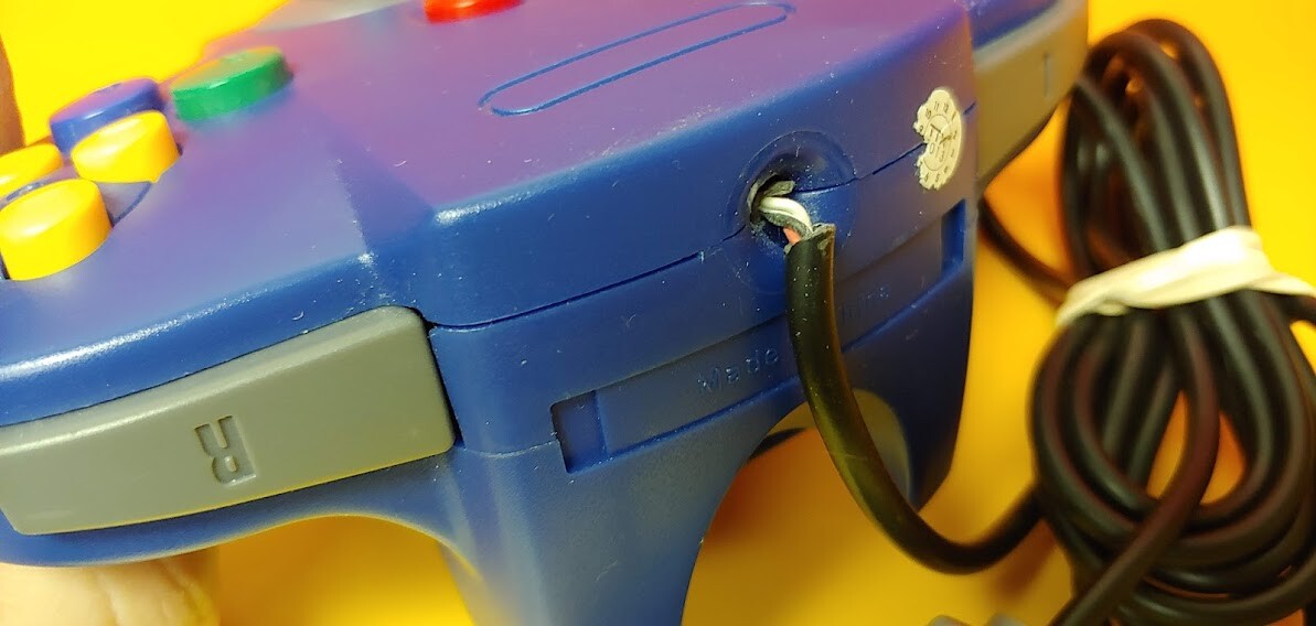 Blue 3rd party unbranded Nintendo 64 N64 Controller Working + Tested
