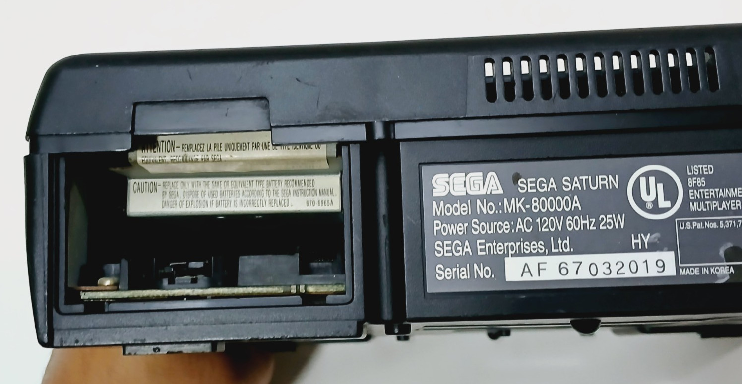 Sega Saturn Console System Model MK-80000A – For parts only