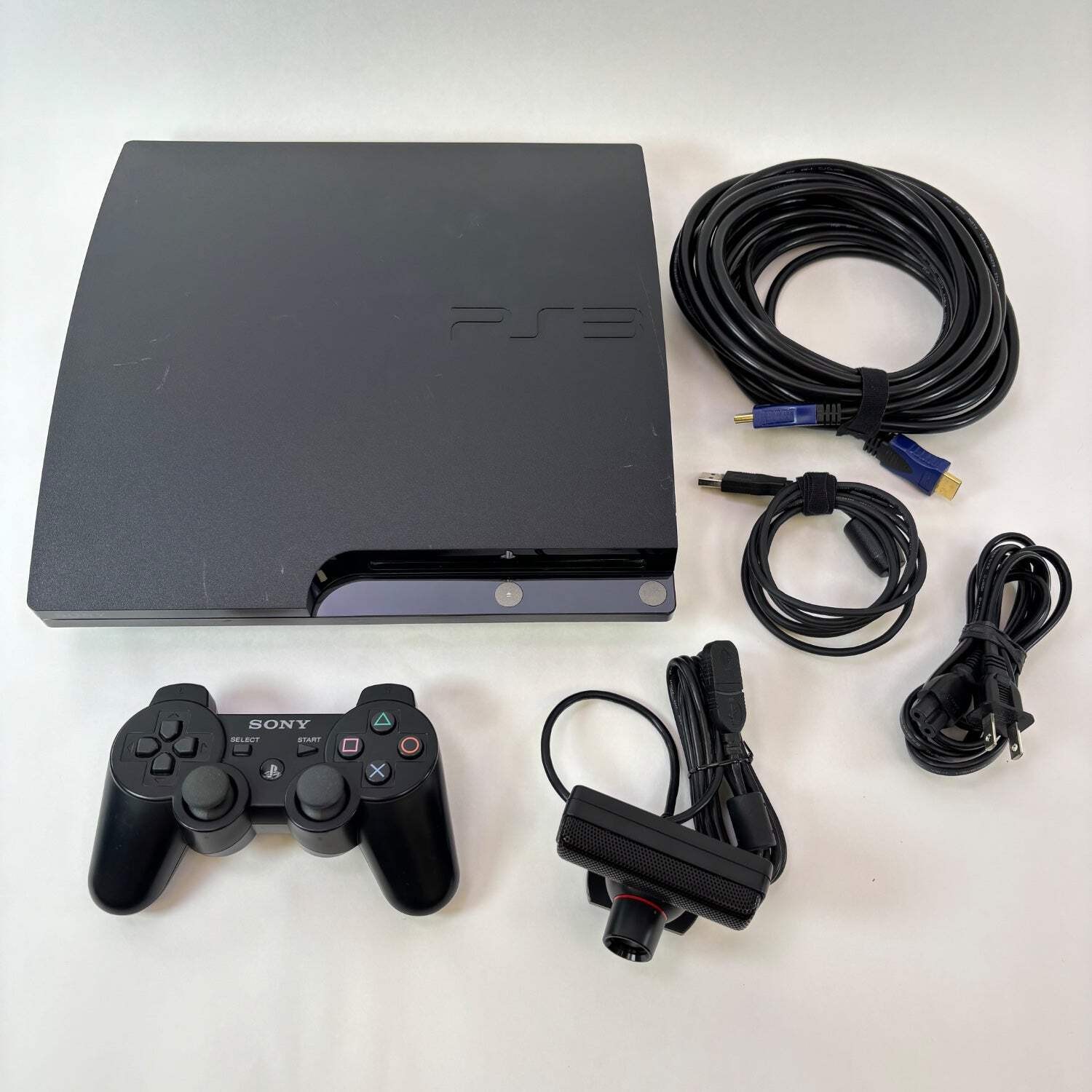 Sony PlayStation 3 Slim PS3 320GB Black Console Gaming System CECH-2501B