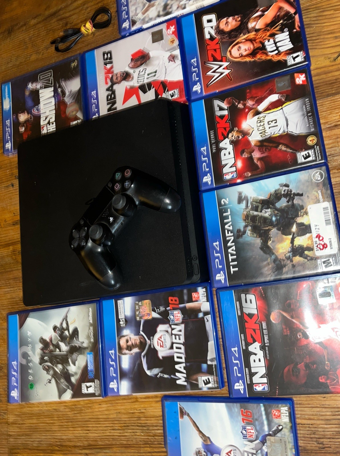 Sony PlayStation 4 PS4 Slim 500gb Bundle – CUH-2115A – 11.50