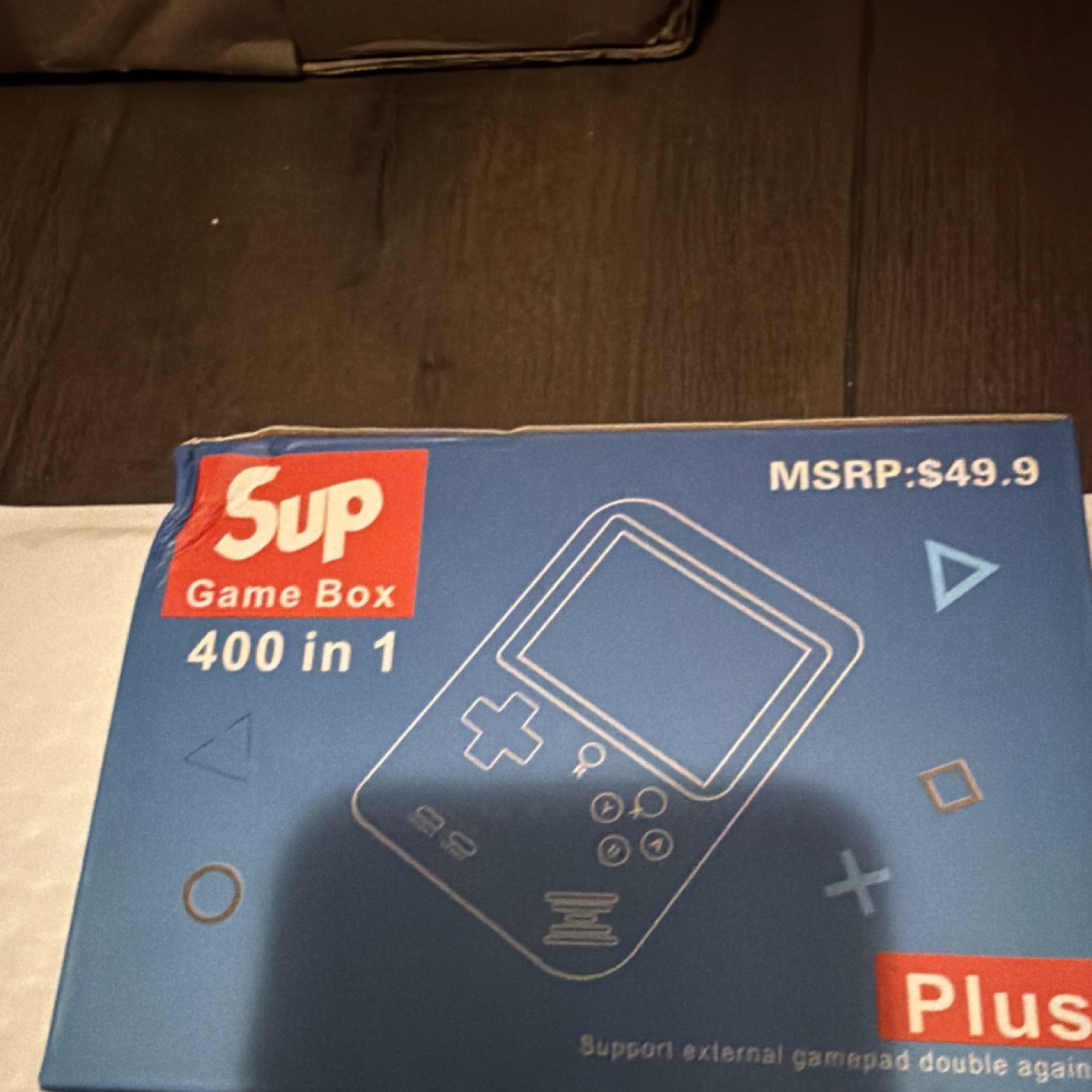 Sup Game Box Plus 400 Handheld System GX-SUP Gamebox Black AV DC Cable