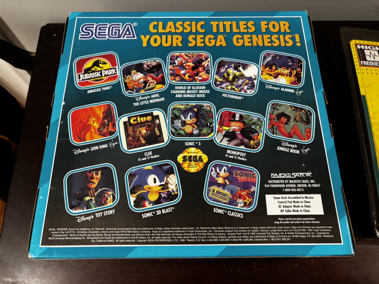 NEVER OPENED: Sega Genesis Model 3 Console Core System AND Unopened Control Pad