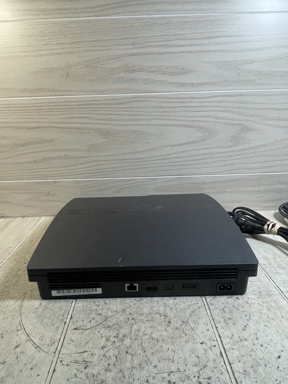 Sony PlayStation 3 Slim PS3 160GB Black CECH-3001A *Console & Cords Only*