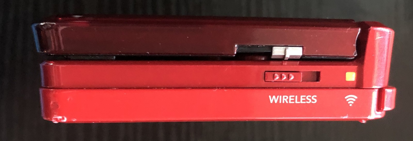 Nintendo 3DS Flame Red CTR-001 Handheld Console — Fully Tested