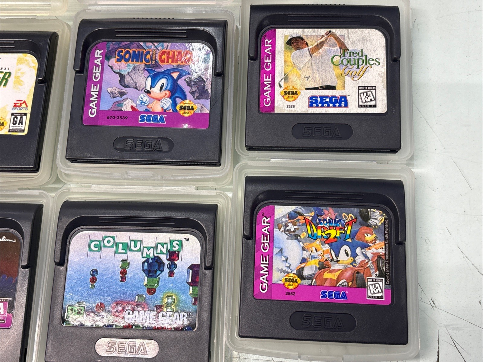 SEGA Game Gear Console with Games and Accessories – Tested and Working