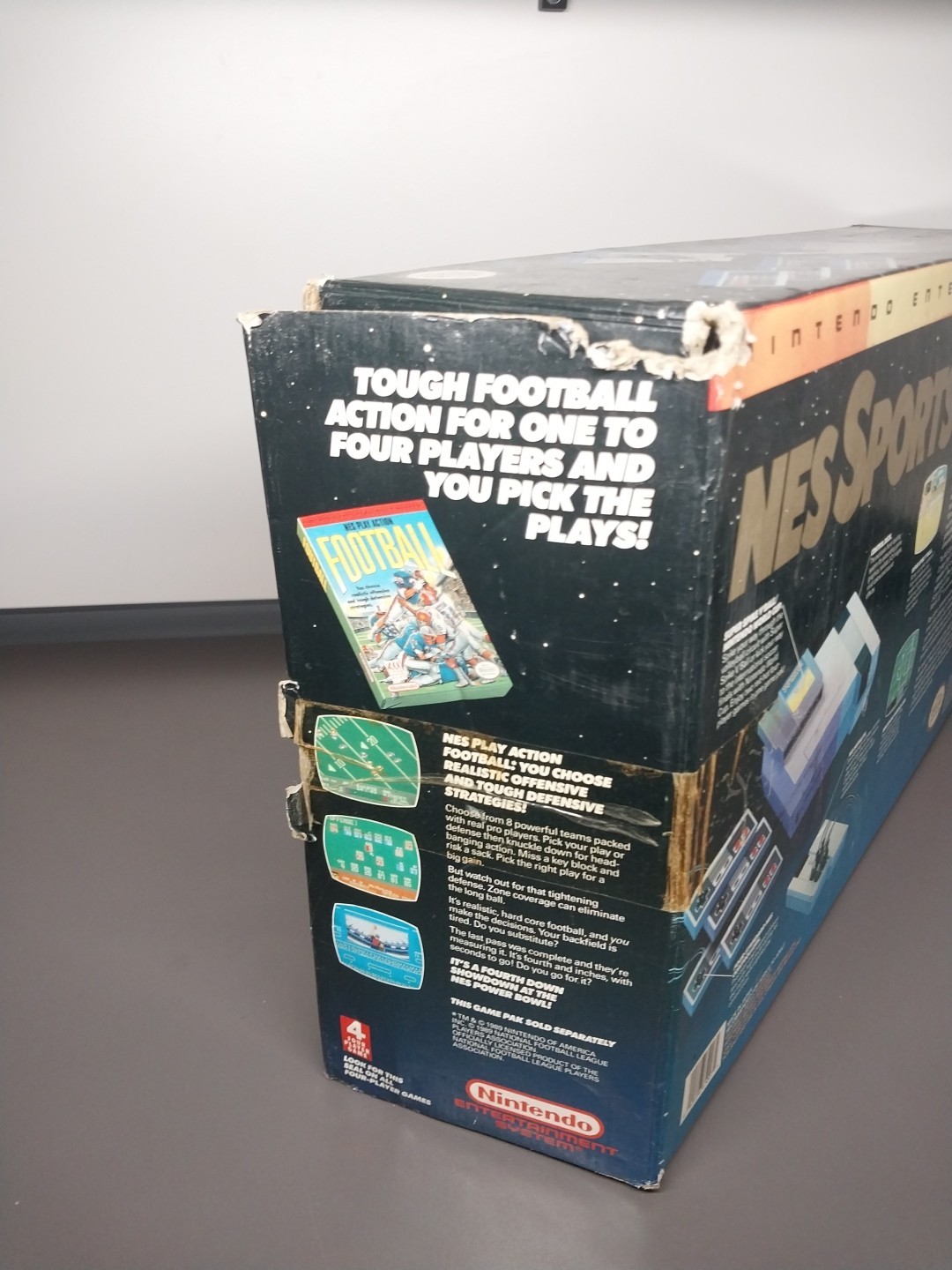 Nintendo Entertainment System NES Sports Set CIB Console Complete Box Tested