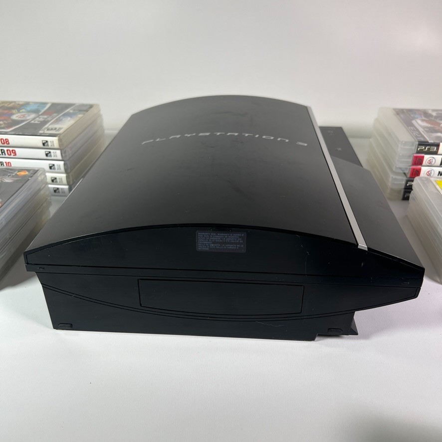 Sony Playstation 3 PS3 Console FAT 80GB CECHK01 Video Game Bundle Lot 23 Tested!