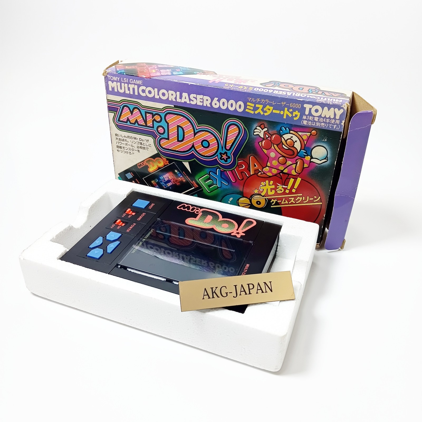 Tomy Mr. Do! LSI Handheld Game Multi Color Laser Vintage Tested Japan