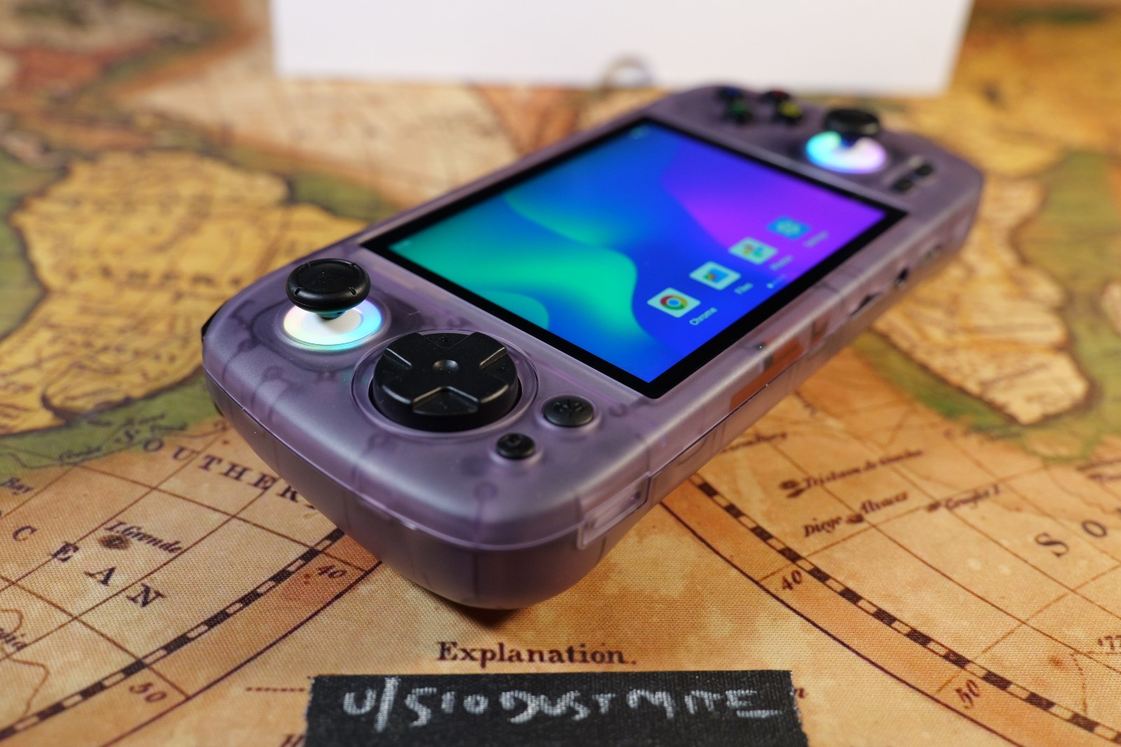 ANBERNIC RG406H (Transparent Purple) Android Retro Handheld Game Console