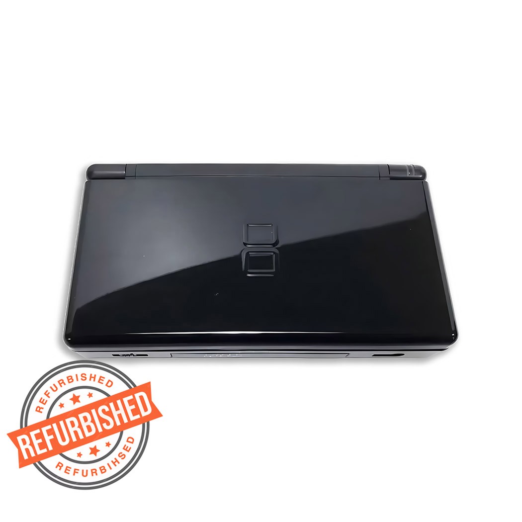 Nintendo DS Lite Console Handheld System Cleaned Tested New Black Case Reneweds