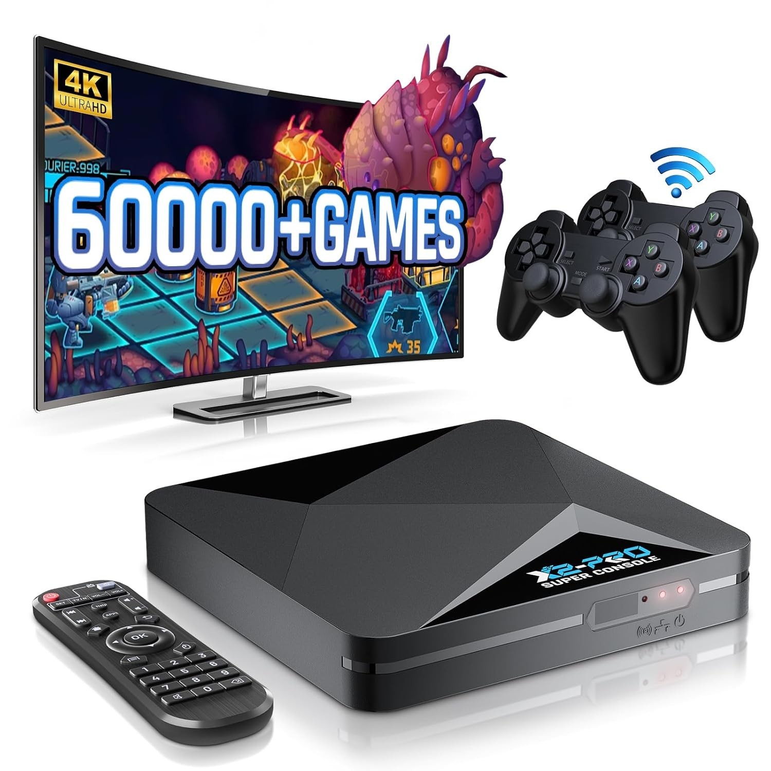 Super Console X2 Pro – 65,000+ Games, EmuELEC 4.6, 4K Output