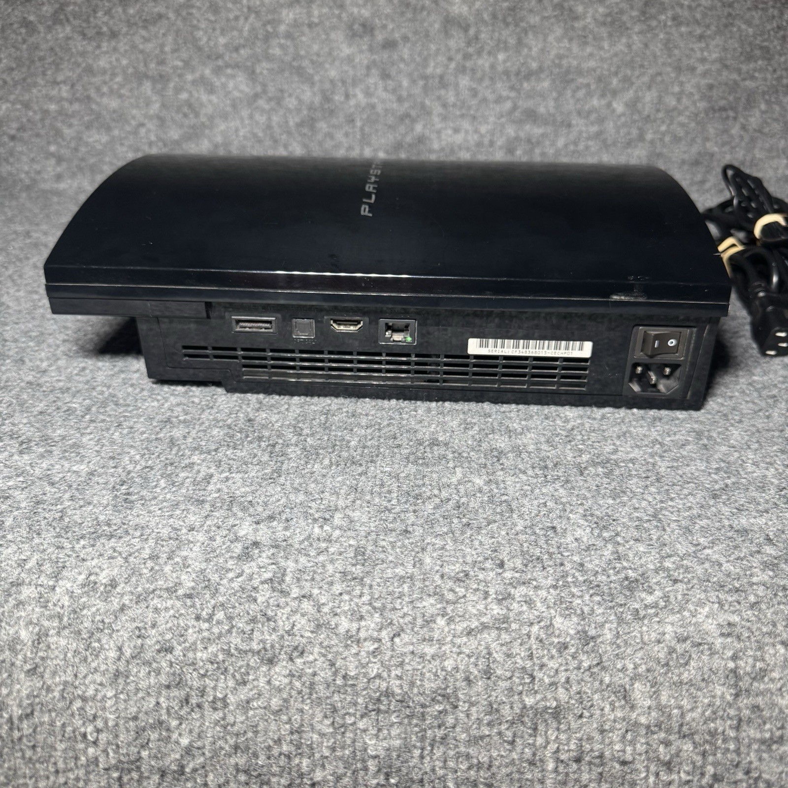 Sony PlayStation 3 Fat PS3 160GB Black Console Gaming System CECHP01 Bundle