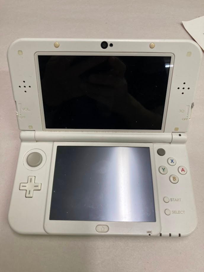 Nintendo New 3DS LL XL Pearl White Region Free Console Only Rank C