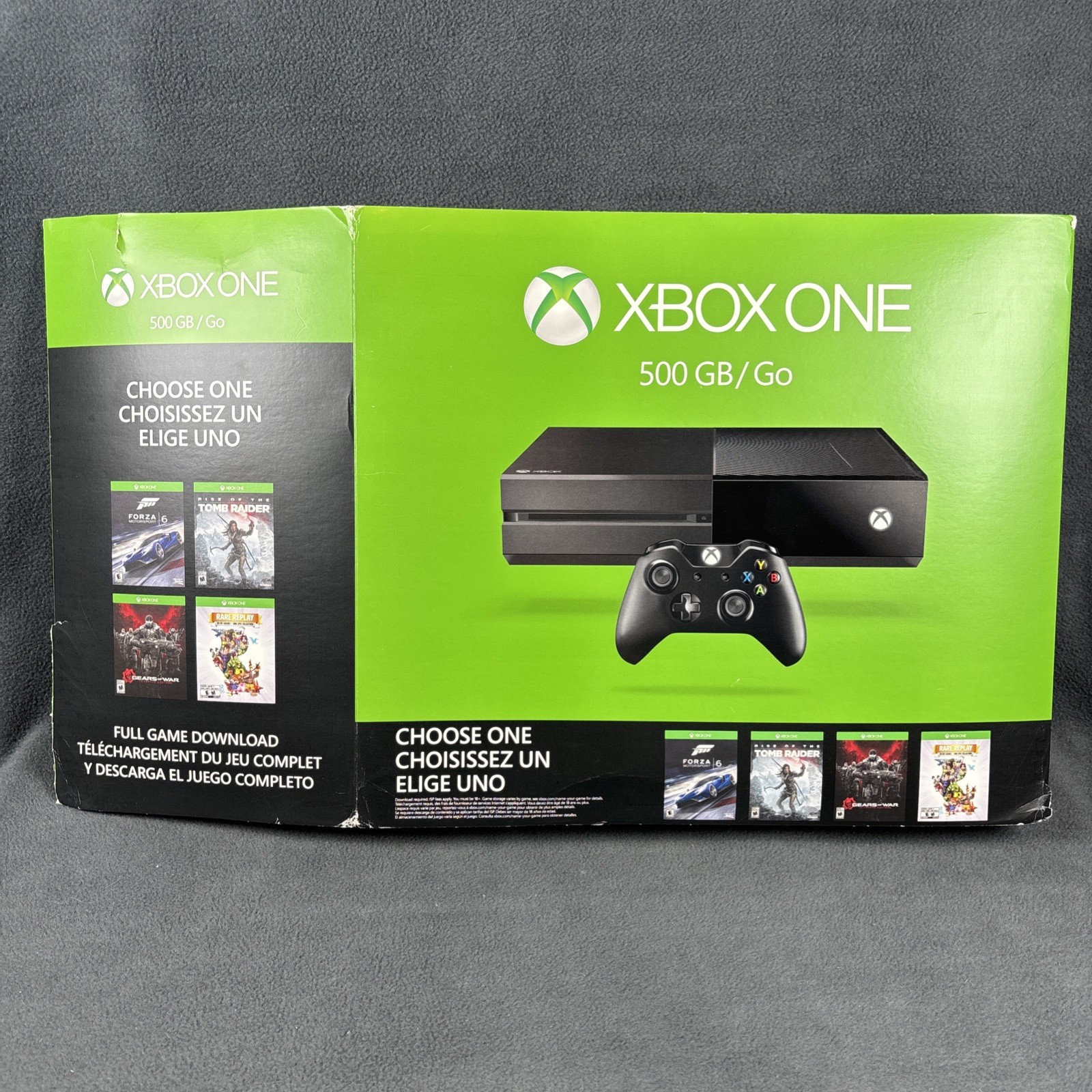 Xbox One 500GB Console – Complete In Box w/ Inserts – Tested