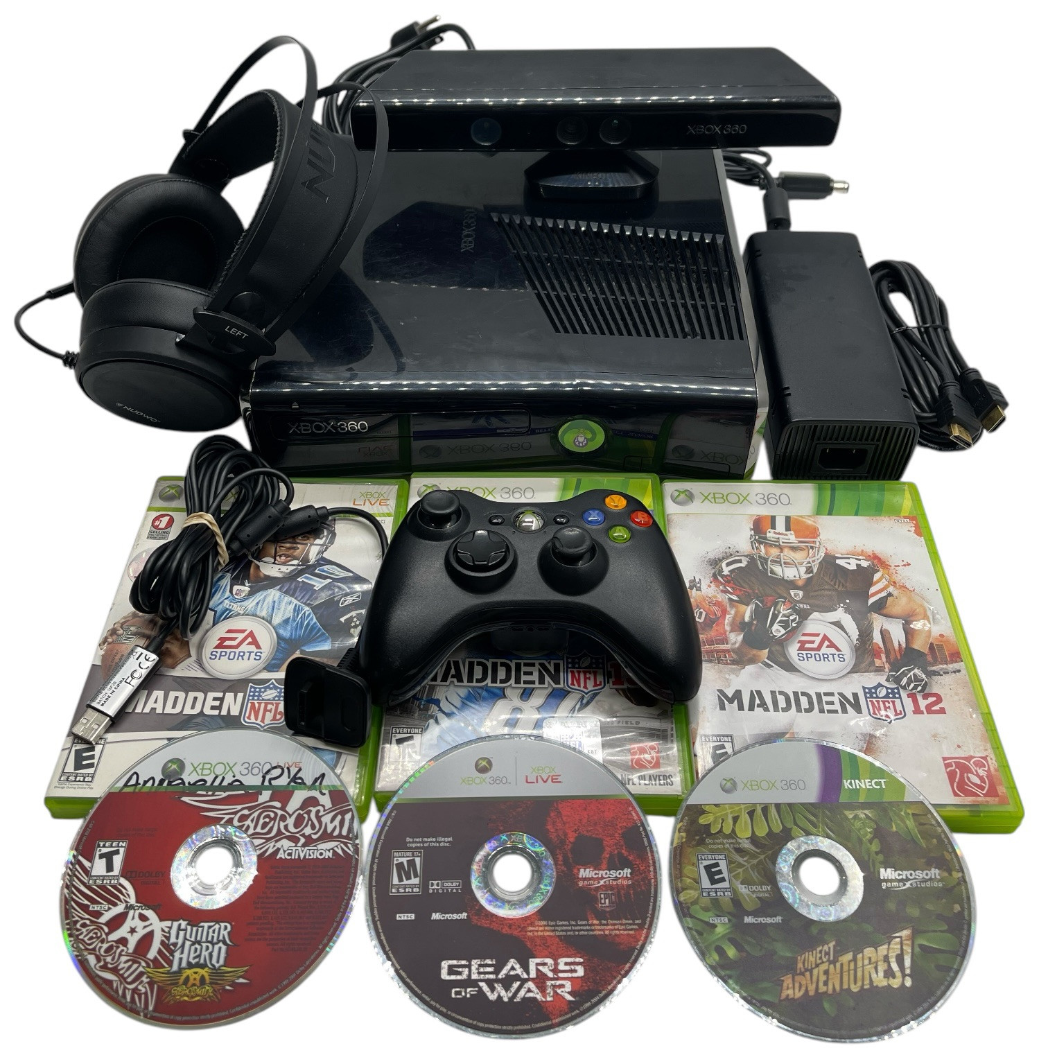 Microsoft XBox 360 S Slim Model 1439 250GB Console System Kinect Bundle Tested